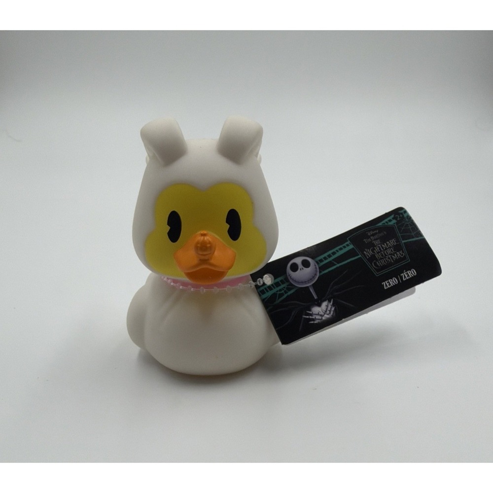 Disney Nightmare Before Christmas Zero Rubber Duck Approx 2.75" Tall
